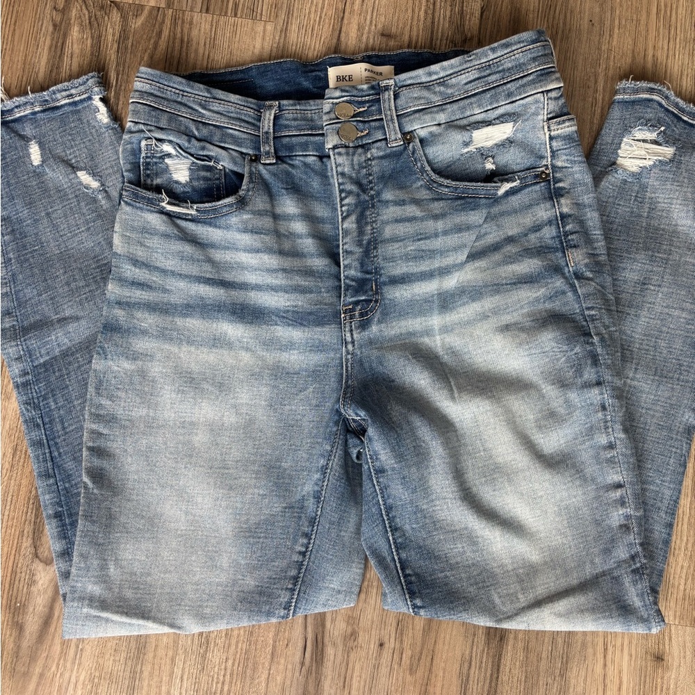 BKE Parker Light Blue High-Rise Jeans